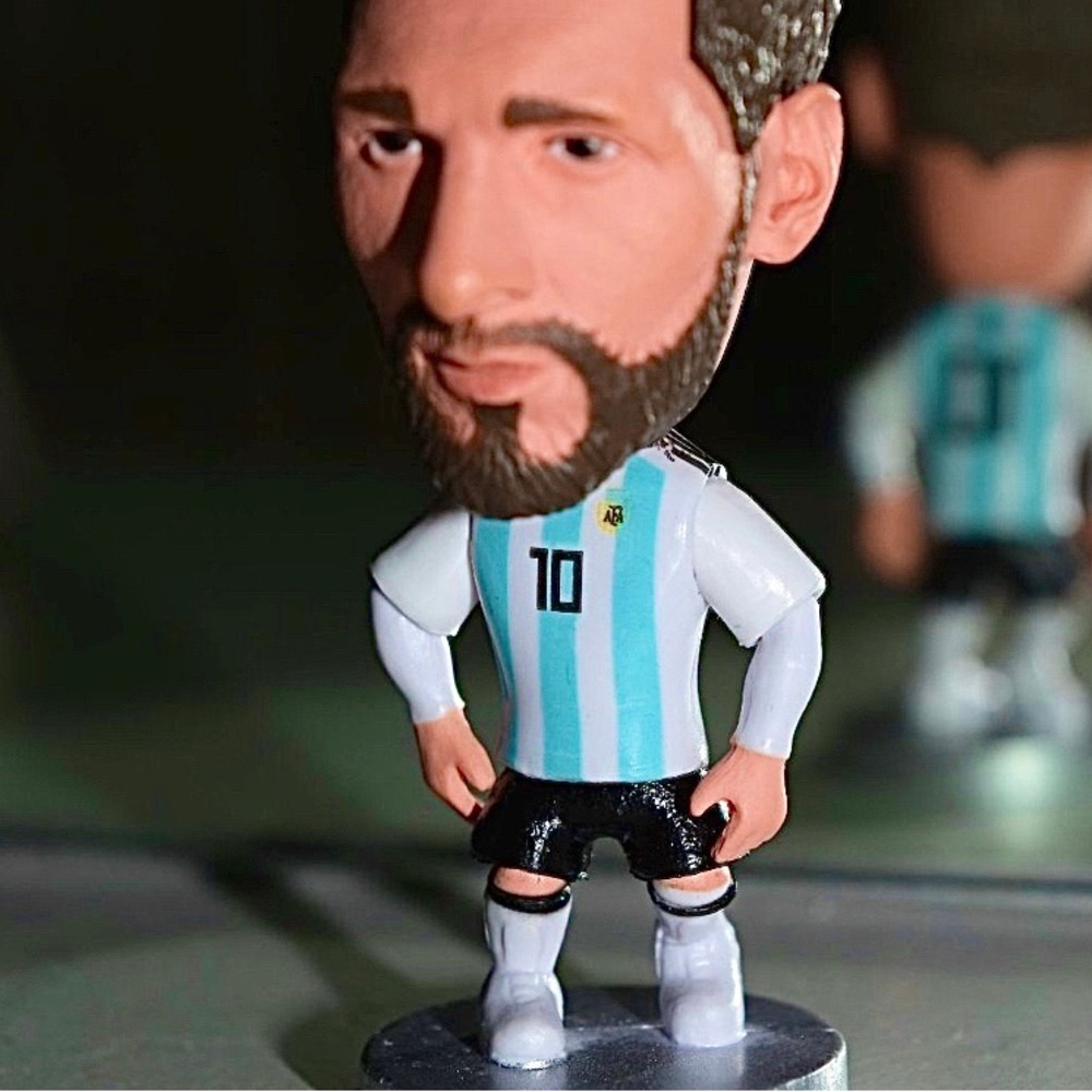 NEW IN BAG Lionel Messi Argentina 2.5inch Height Mini Resin Doll Figurine